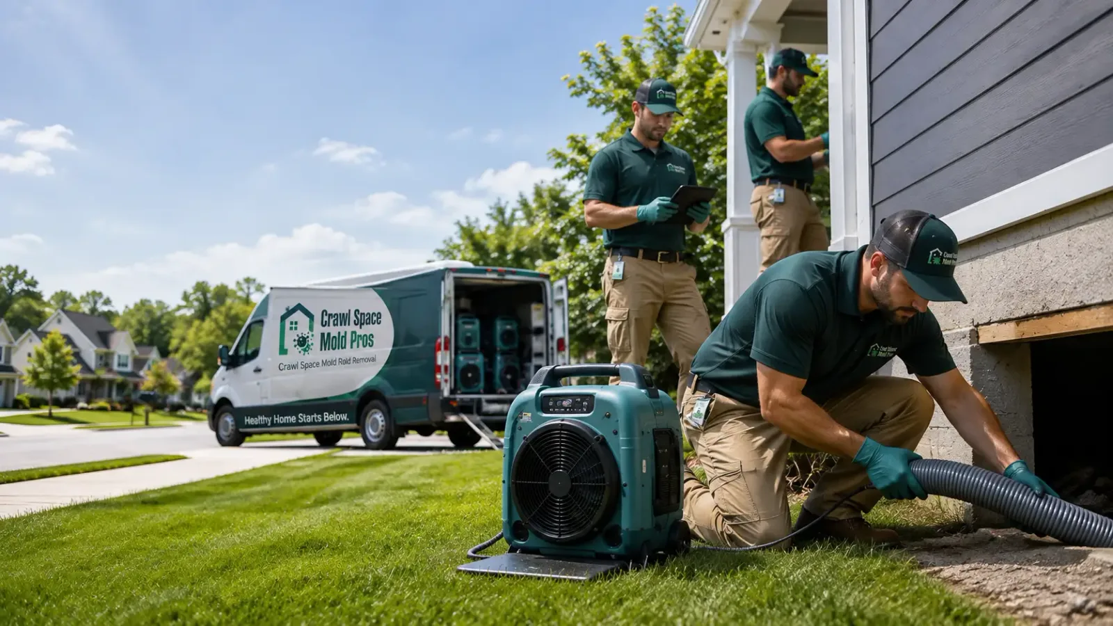 Crawl Space Mold Removal in Frederick, CO